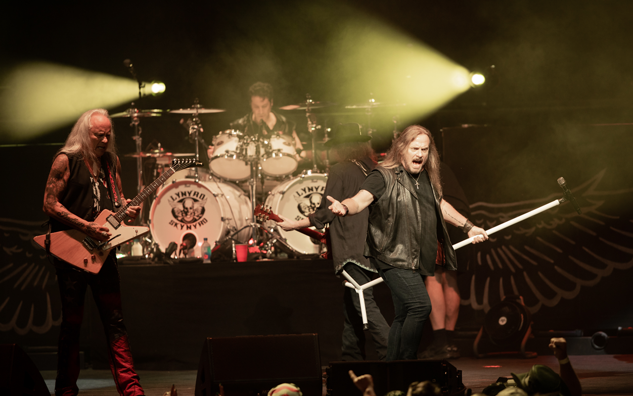 Lynyrd Skynyrd plays MidFlorida Credit Union Amphitheatre in Tampa, Florida on May 06, 2018.