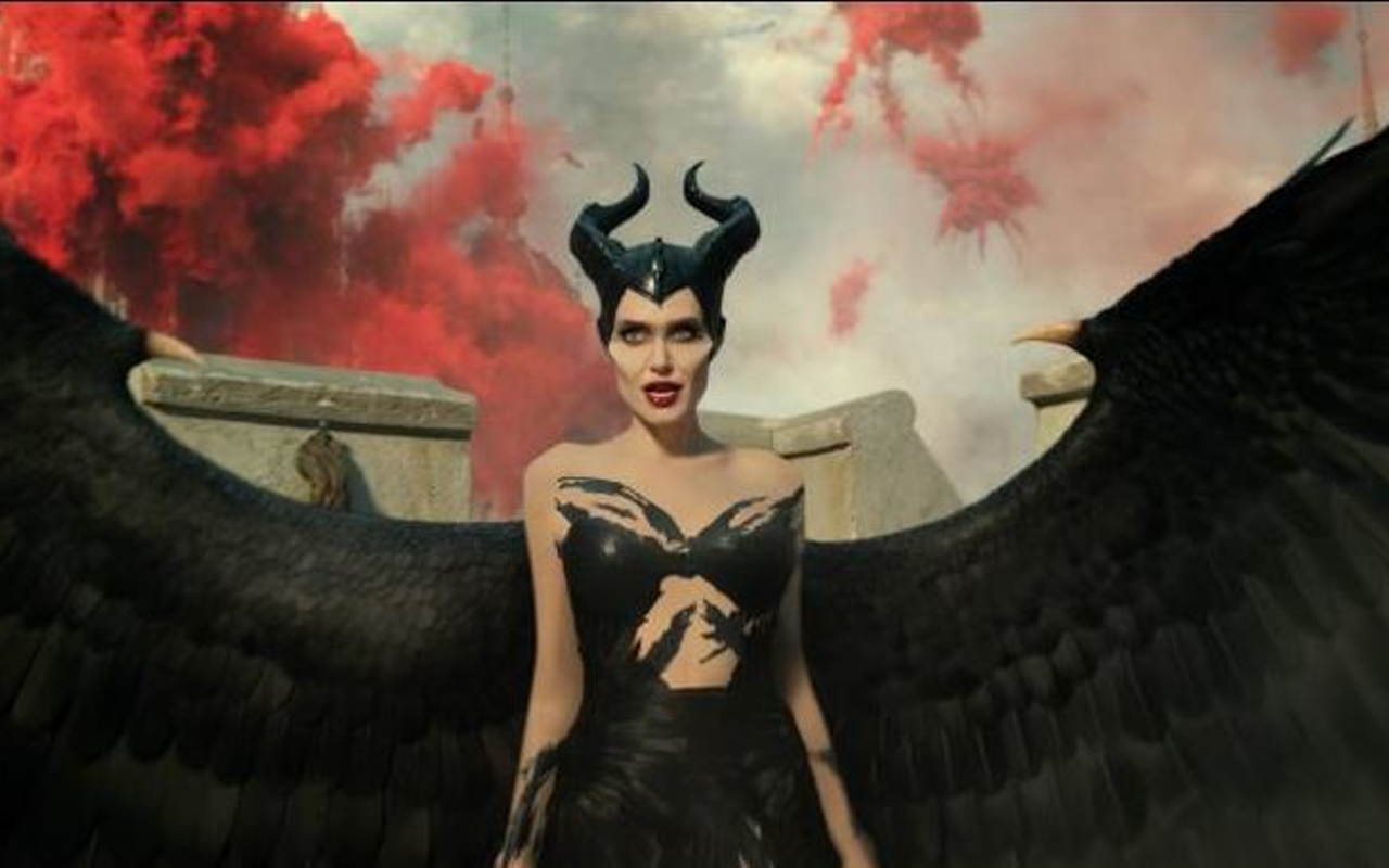 All hail the dark queen Maleficent (Angelina Jolie), destined to inspire scores of cosplay creations for years.