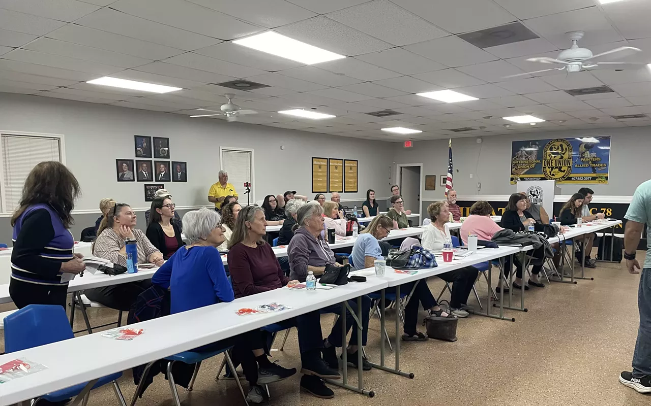 Image: March 2026 meeting of the East Hillsborough Democratic Club