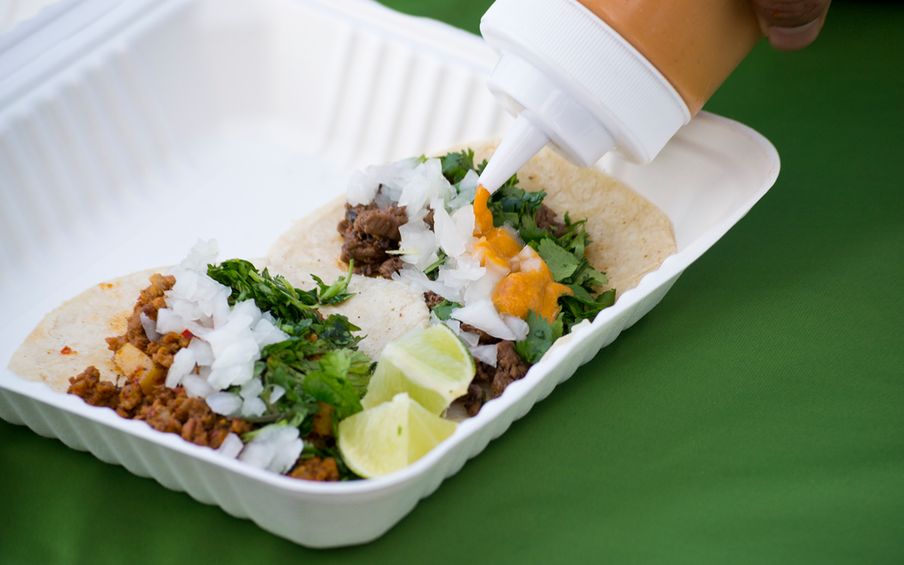 Chorizo and steak is one taco option from the coming-soon Wakamolé Truly Mexican.