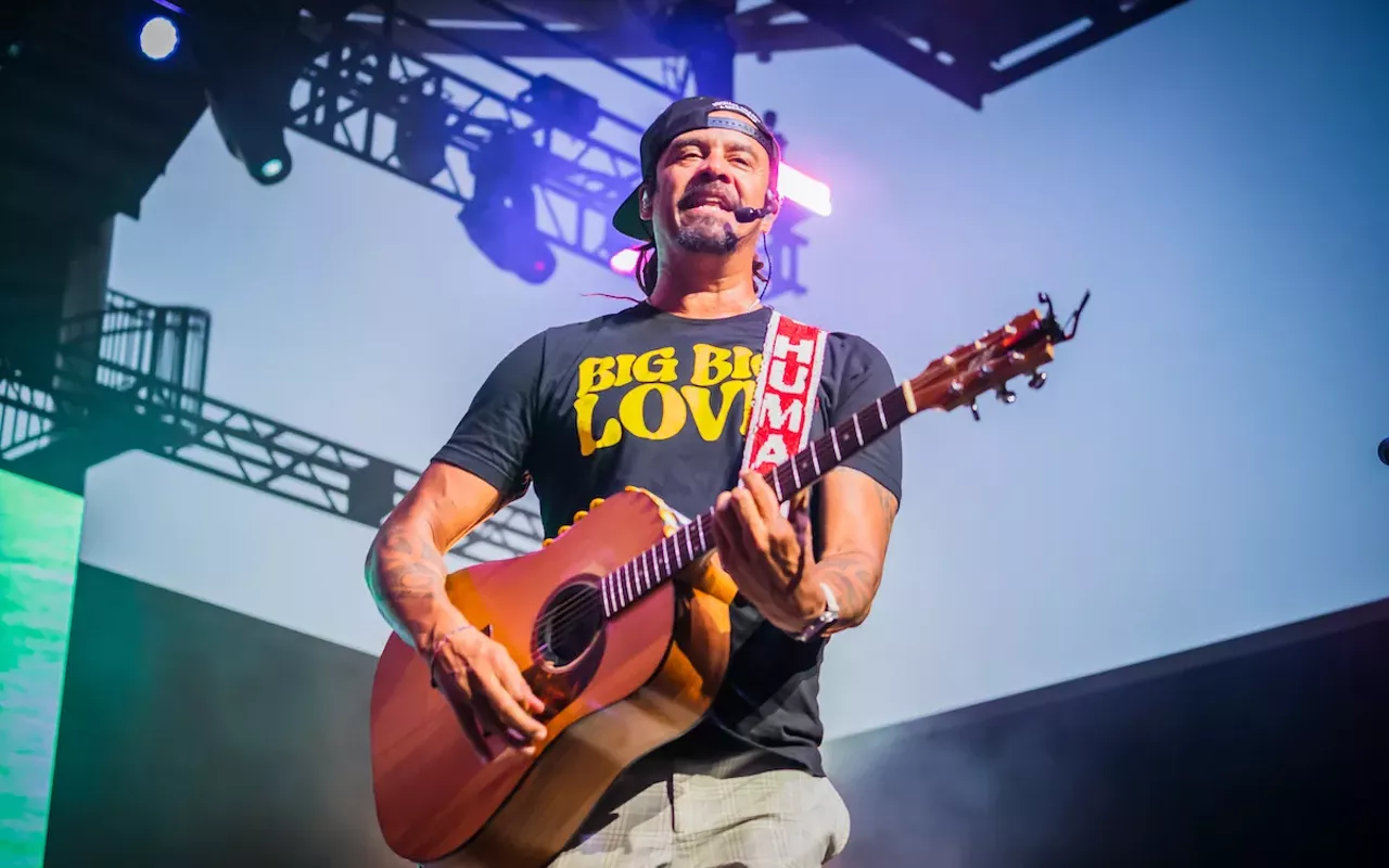 Michael Franti, who plays The BayCare Sound in Clearwater, Florida on Sept. 19, 2025.