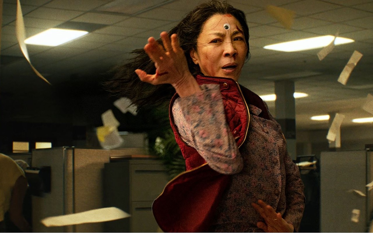 Michelle Yeoh brings the googly eyes and more to her multiverse-spanning warrior persona in 'Everything Everywhere All at Once'