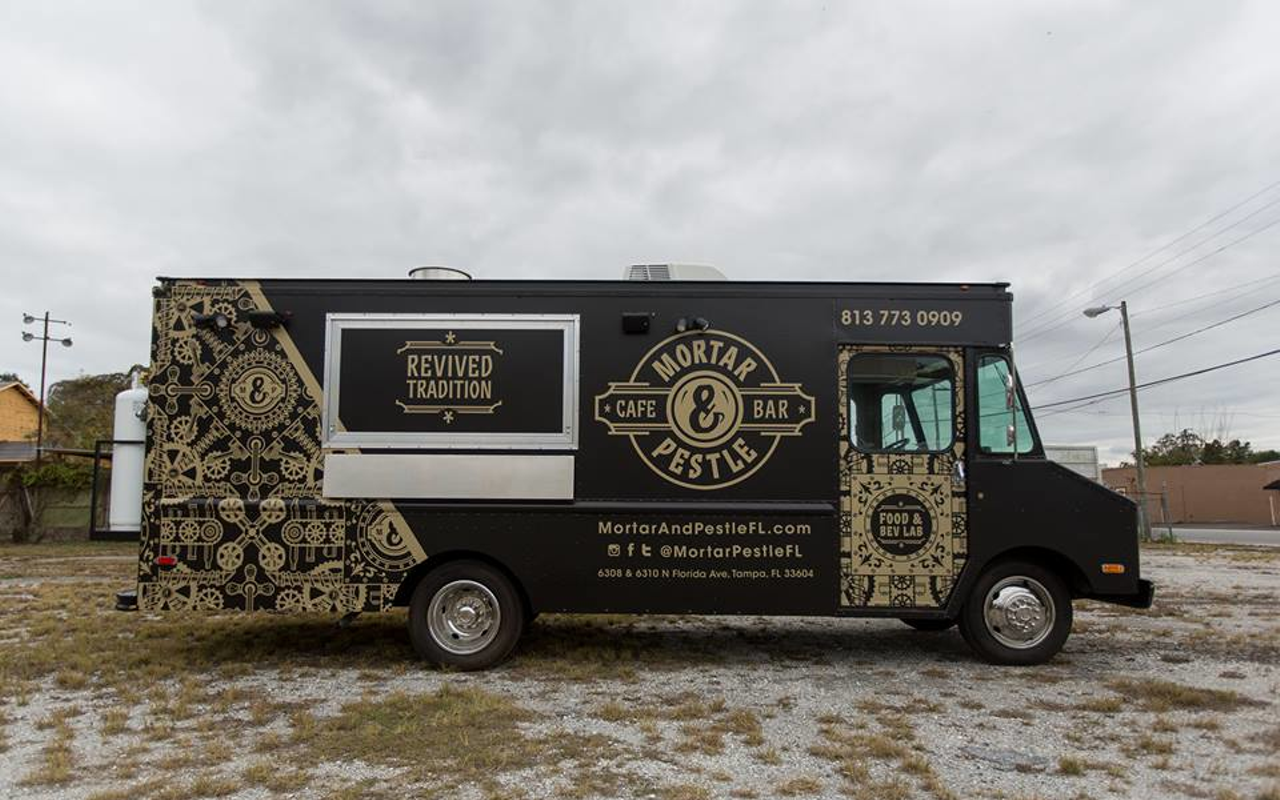This month, look for Mortar & Pestle's new mobile food lab around town.