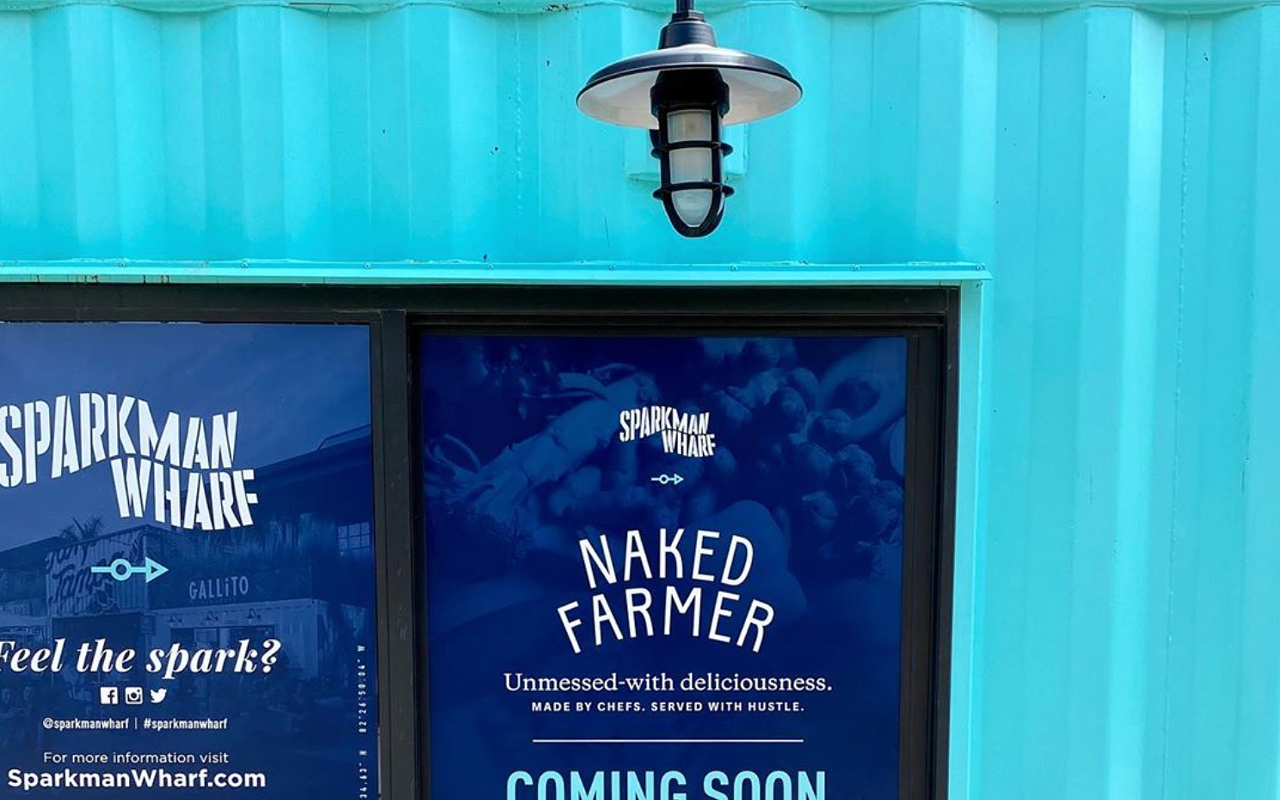 Naked Farmer will open a new Tampa location in Sparkman Wharf this week