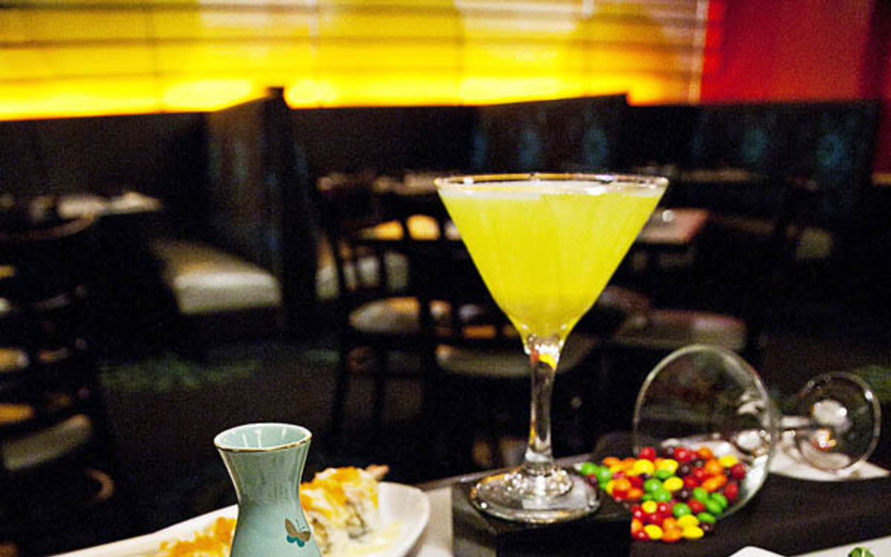 SEA FARE: Tchopstix's sushi offerings include skittle-tini, yellowtail rollup, orange sunshine roll and toast & jam topped with spicy tuna (and a sliver of jalapeño). The menu also features Korean barbecue.