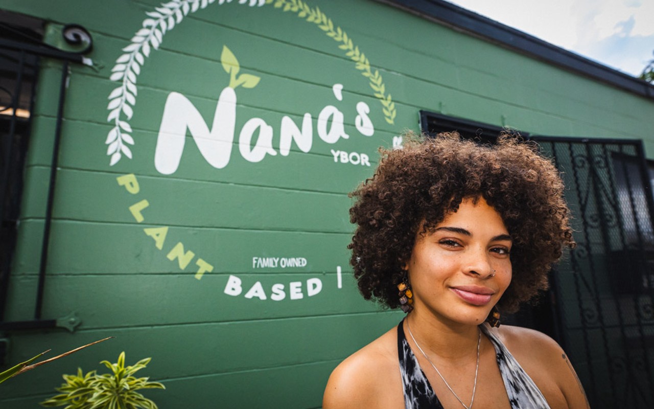 Anisa Mejia, chef-owner of Nana’s Juice Bar & Restaurant in Ybor City, Florida.