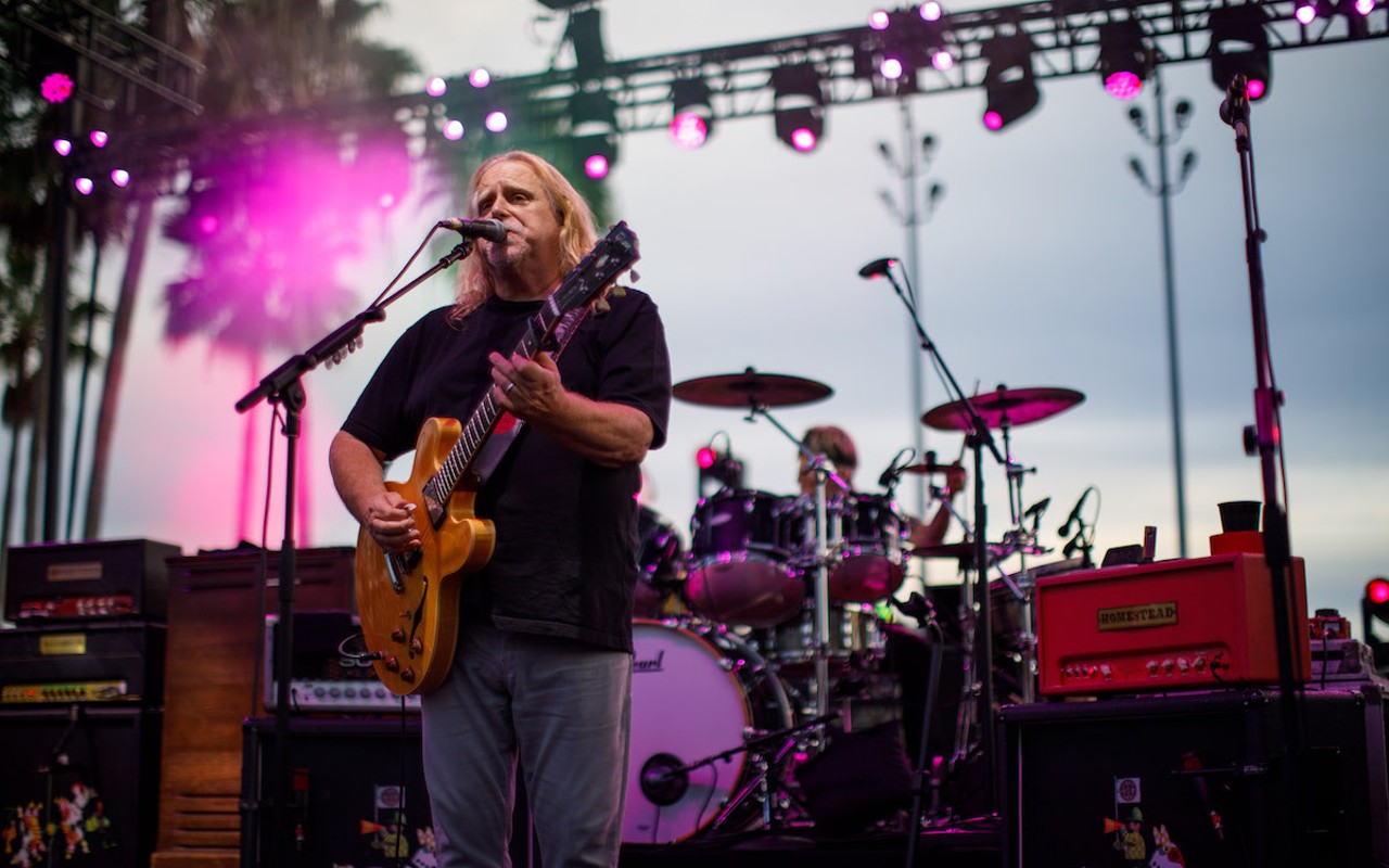Warren Haynes, playing with Gov't Mule at Gasparilla Music Festival in Tampa, Florida on Oct. 2, 2021
