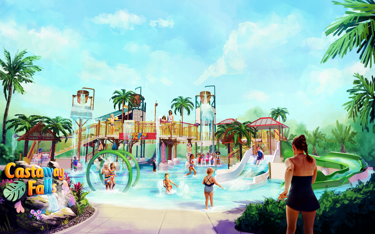 New kids area Castaway Falls coming to Tampa's Adventure island in 2024