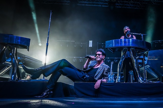 Chromeo plays Jannus Live in St. Petersburg, Florida on Sept. 24, 2024.