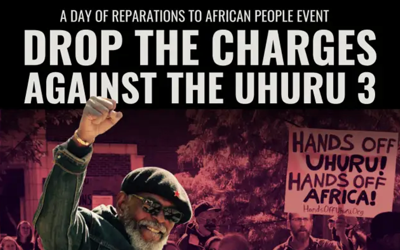 Image: No to FBI War on Black Liberation: Day of Reparations