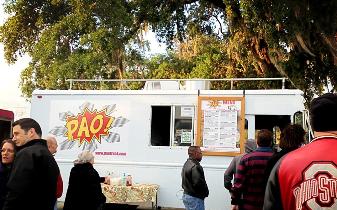 The PAO Truck will offer its Filipino eats at both holiday food truck events.