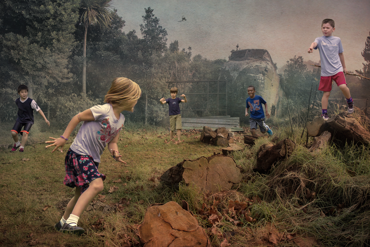"Pursuit – The Lost Boys Series" won third place in the Conceptual Photography category.