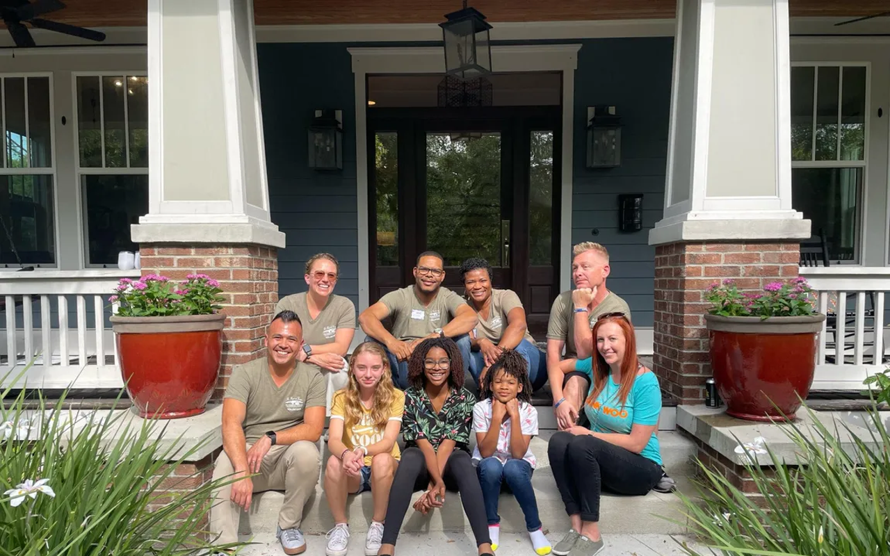 Old Seminole Heights Neighborhood Association members on the 2022 home tour.