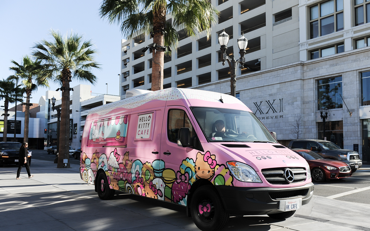 The Hello Kitty Cafe Truck, launched in 2014, is a favorite among kids and adults.