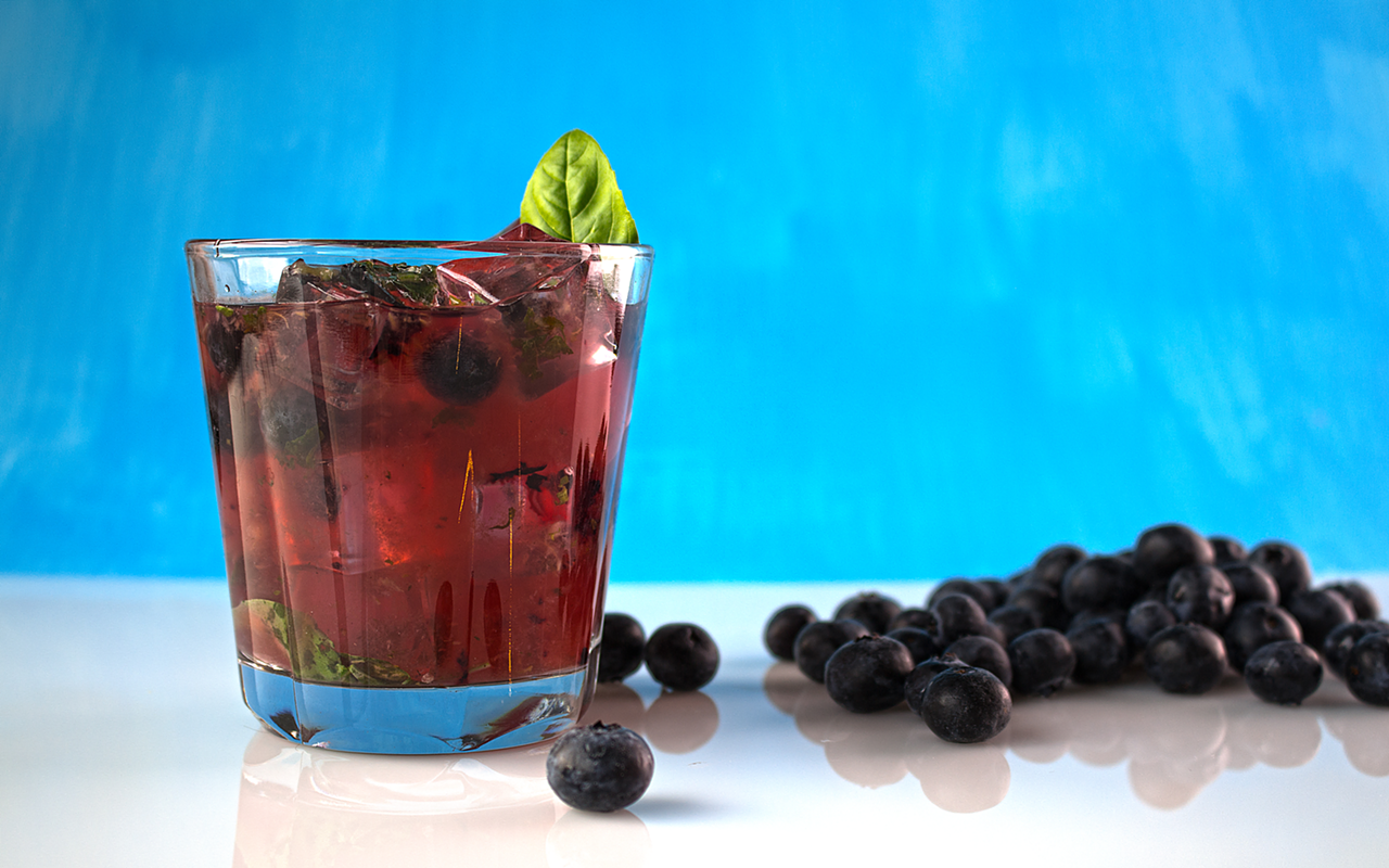 On the Sauce: Blueberry Basil Sour