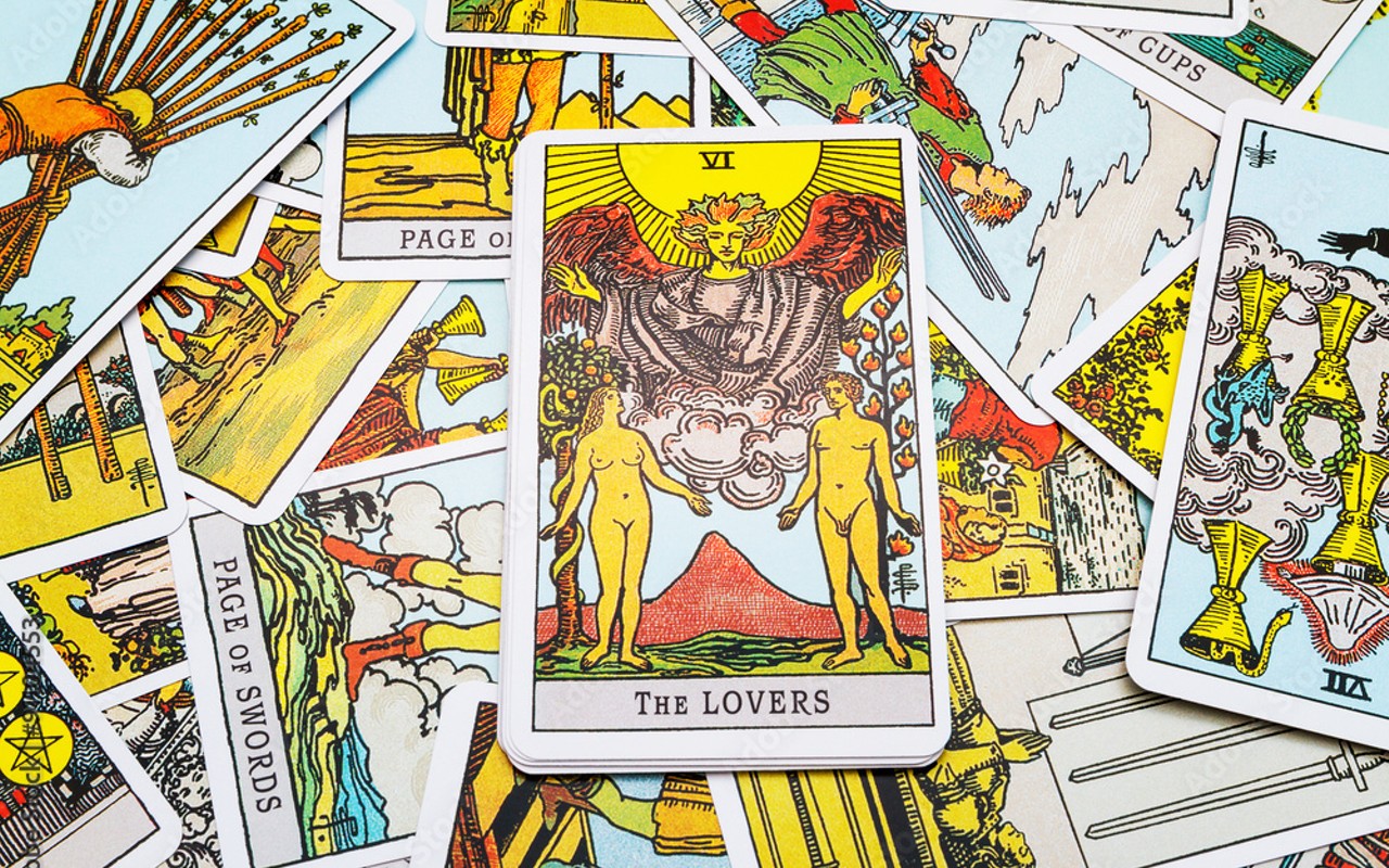 The Lovers card is the emotional powerhouse in this spread.
