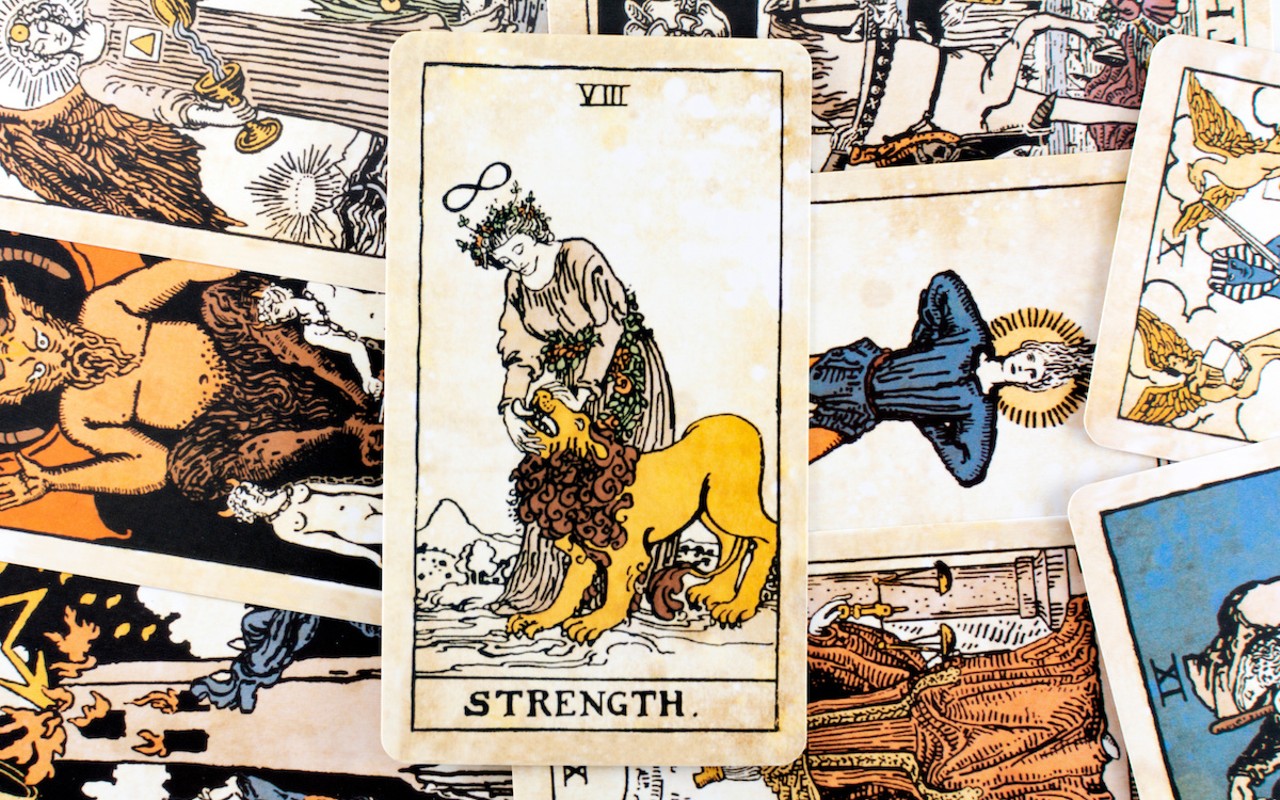 The Strength card reminds you that there is strength in numbers, and this is something to pursue with solidarity, not force.