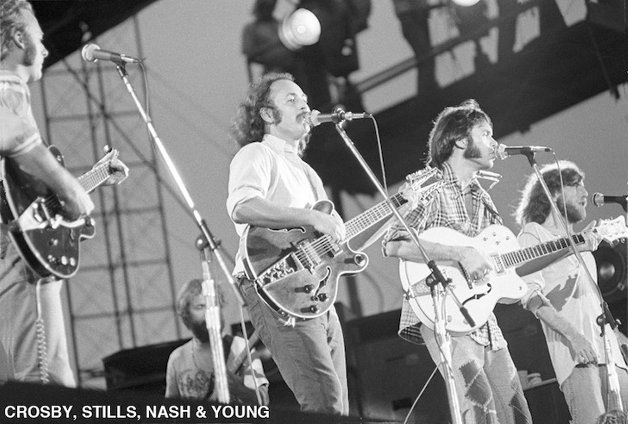 Crosby, Stills, Nash & Young - Aug. 23, 1974 - Tampa Stadium