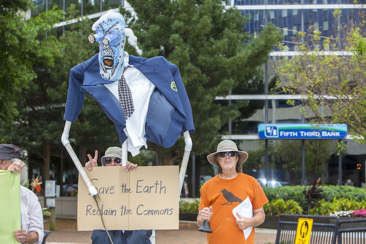 Photos from Extinction Rebellion's Tampa Bay climate protests