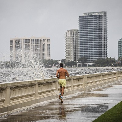 Bayshore Boulevard in Tampa, Florida on Sept. 26, 2024.