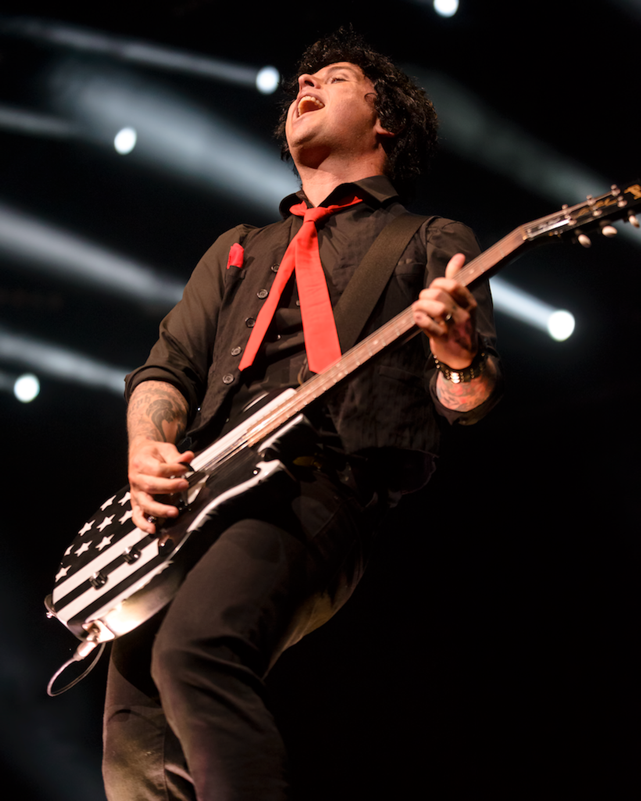 Green Day plays MidFlorida Credit Union Amphitheatre in Tampa, Florida on September 5, 2017.