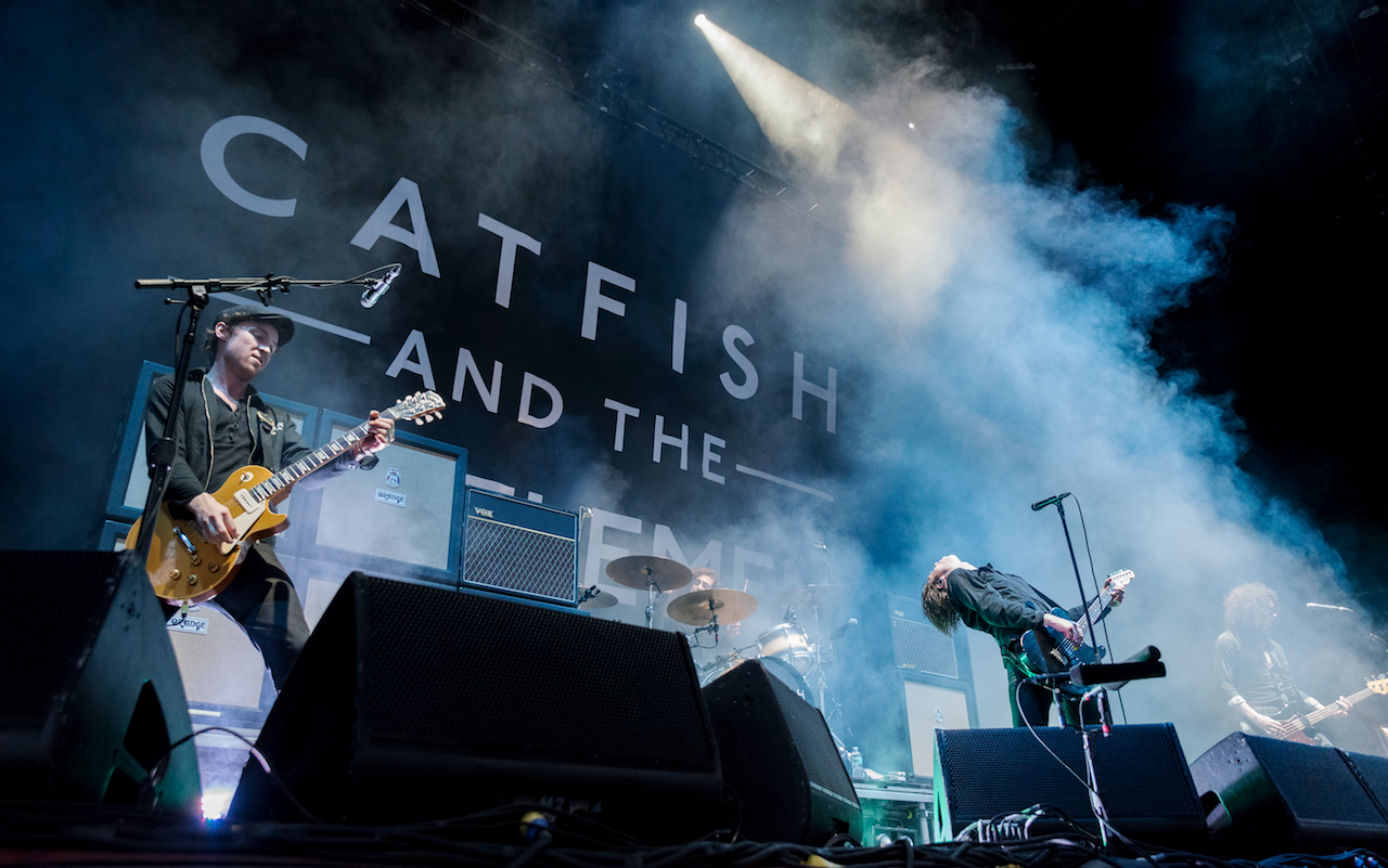 Catfish and the Bottlemen plays MidFlorida Credit Union Amphitheatre in Tampa, Florida on September 5, 2017.