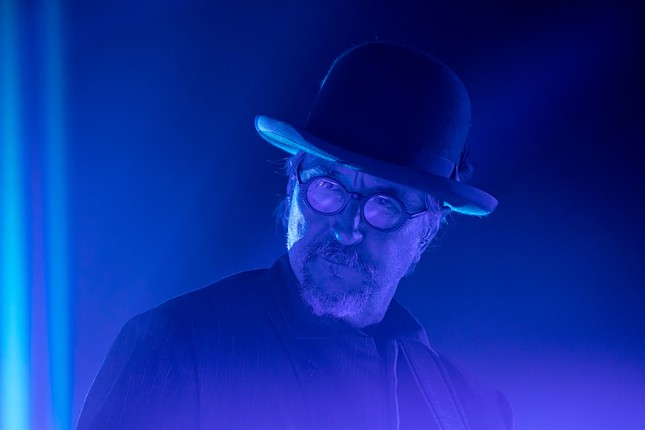 Les Claypool at Hard Rock Event Center in Tampa, Florida on June 20, 2023.