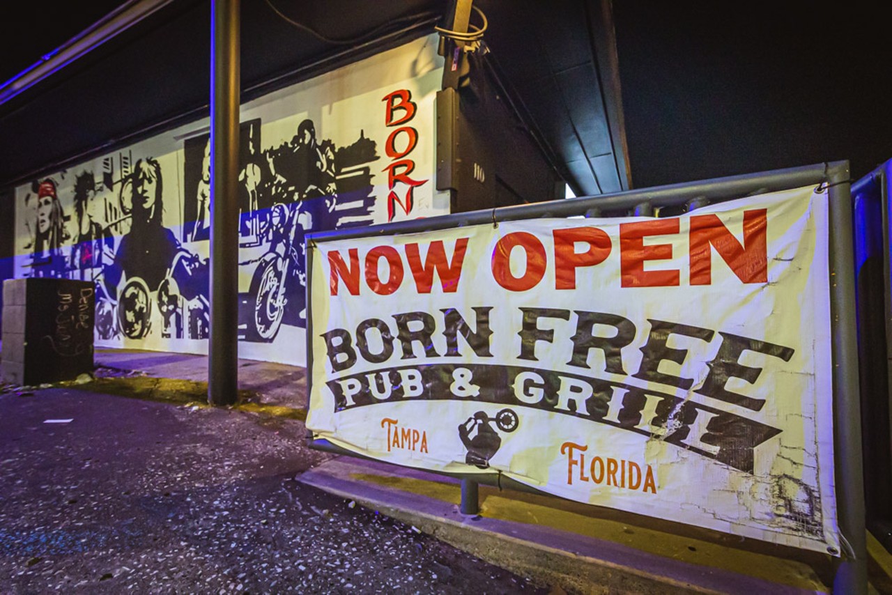 Born Free Pub & Grill in Tampa, Florida on Sept. 23, 2022.