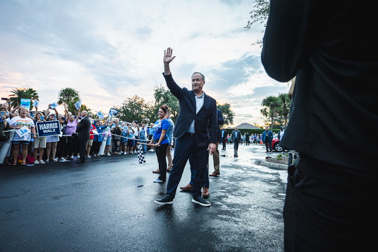 Photos: Kamala Harris' husband, Doug Emhoff, rallies Florida Democrats in The Villages