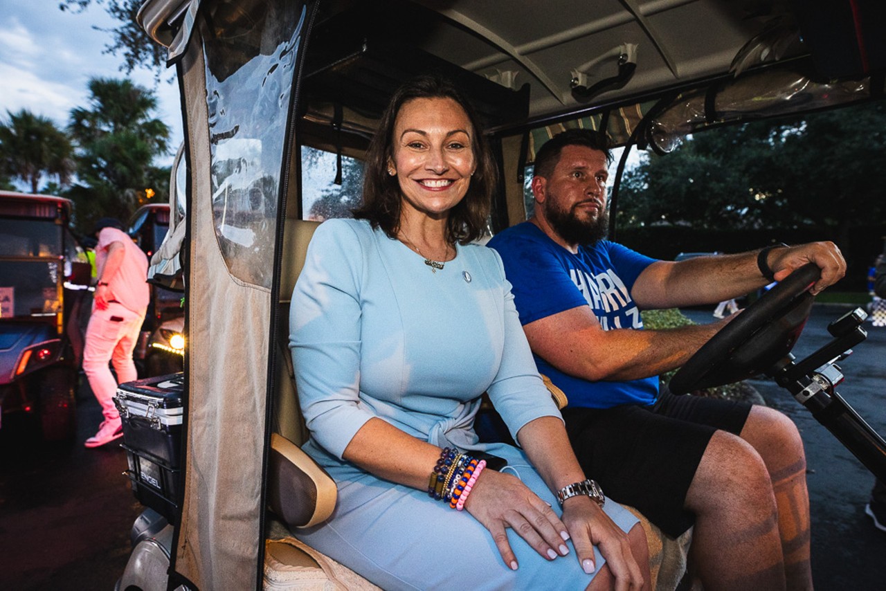 Photos: Kamala Harris' husband, Doug Emhoff, rallies Florida Democrats in The Villages