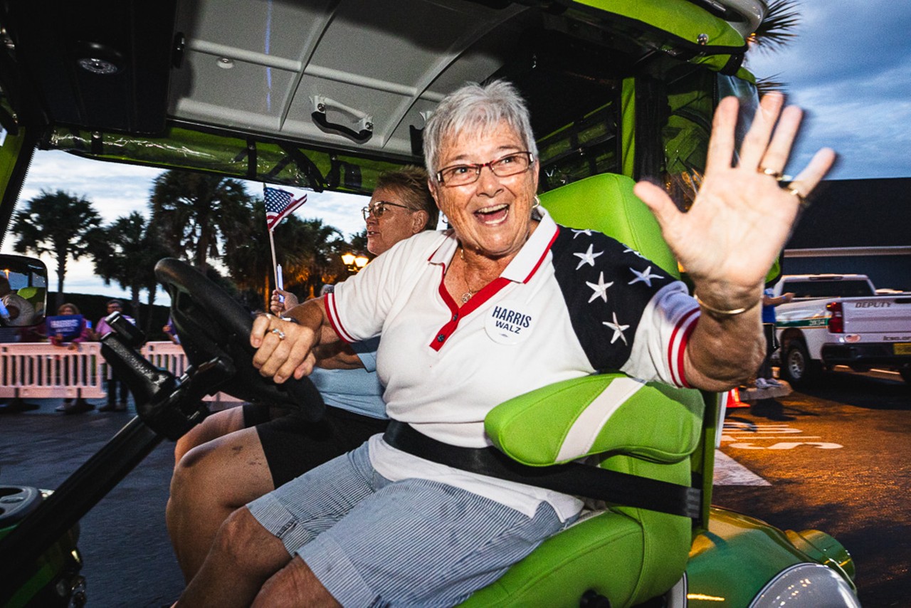 Photos: Kamala Harris' husband, Doug Emhoff, rallies Florida Democrats in The Villages