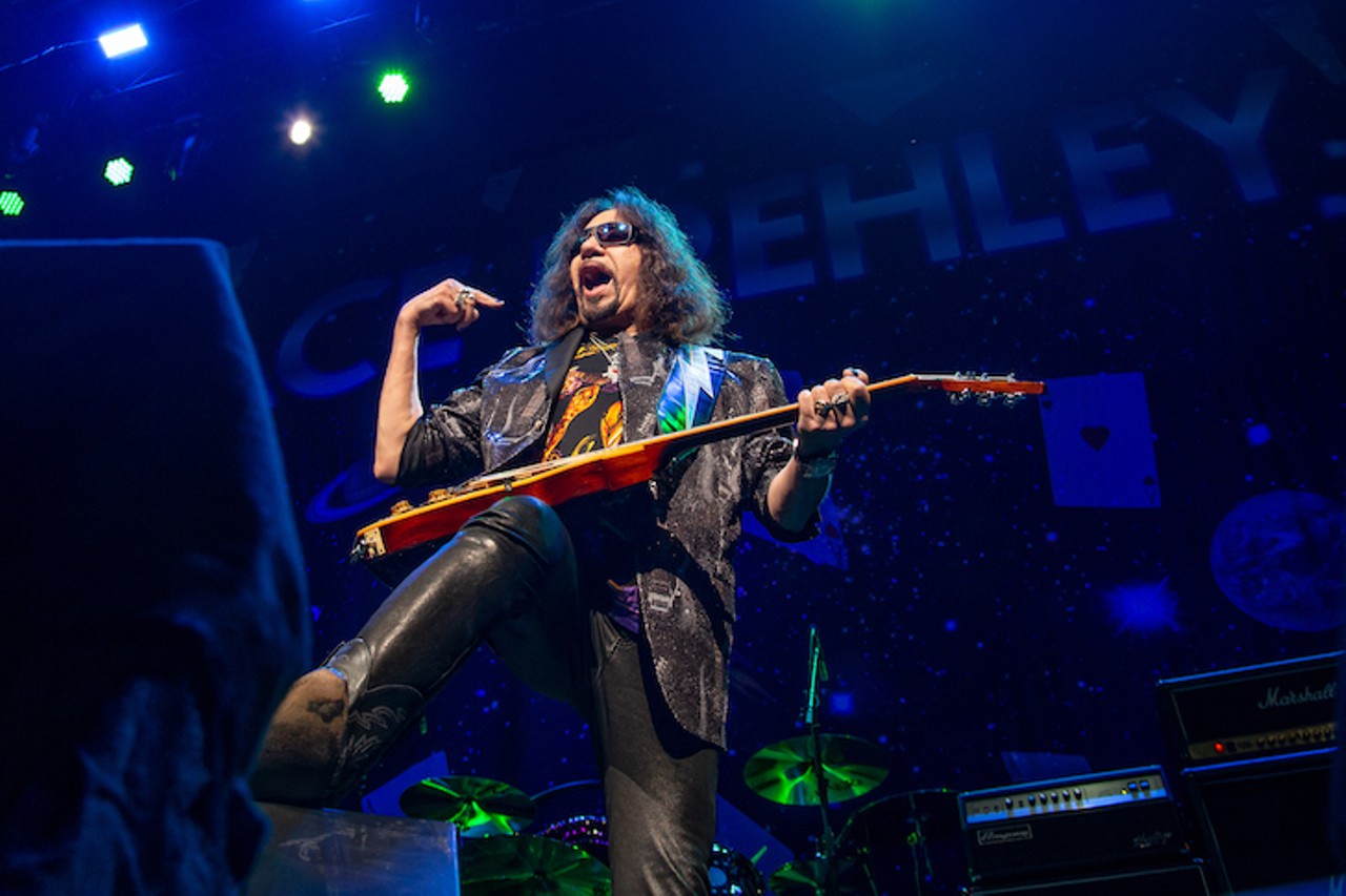 Photos of Alice Cooper and Ace Frehley playing Tampa's MidFlorida Credit Union Amphitheatre