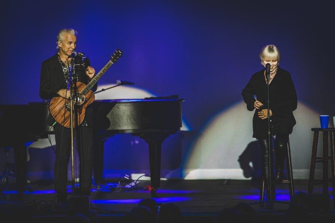Photos of Pat Benatar and Neil Giraldo soft-rocking Clearwater's Capitol Theatre