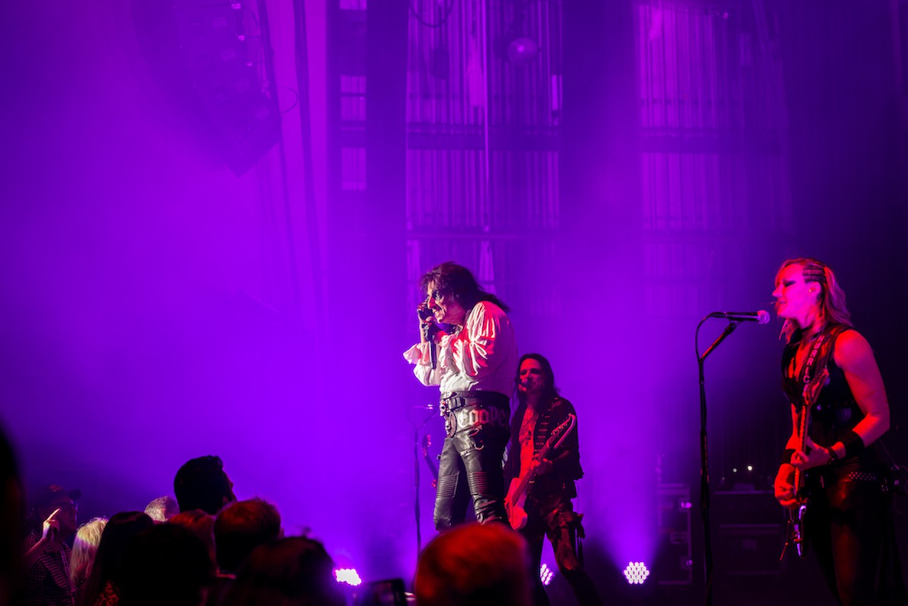 Photos of shock rock king Alice Cooper playing Clearwater's Ruth Eckerd Hall