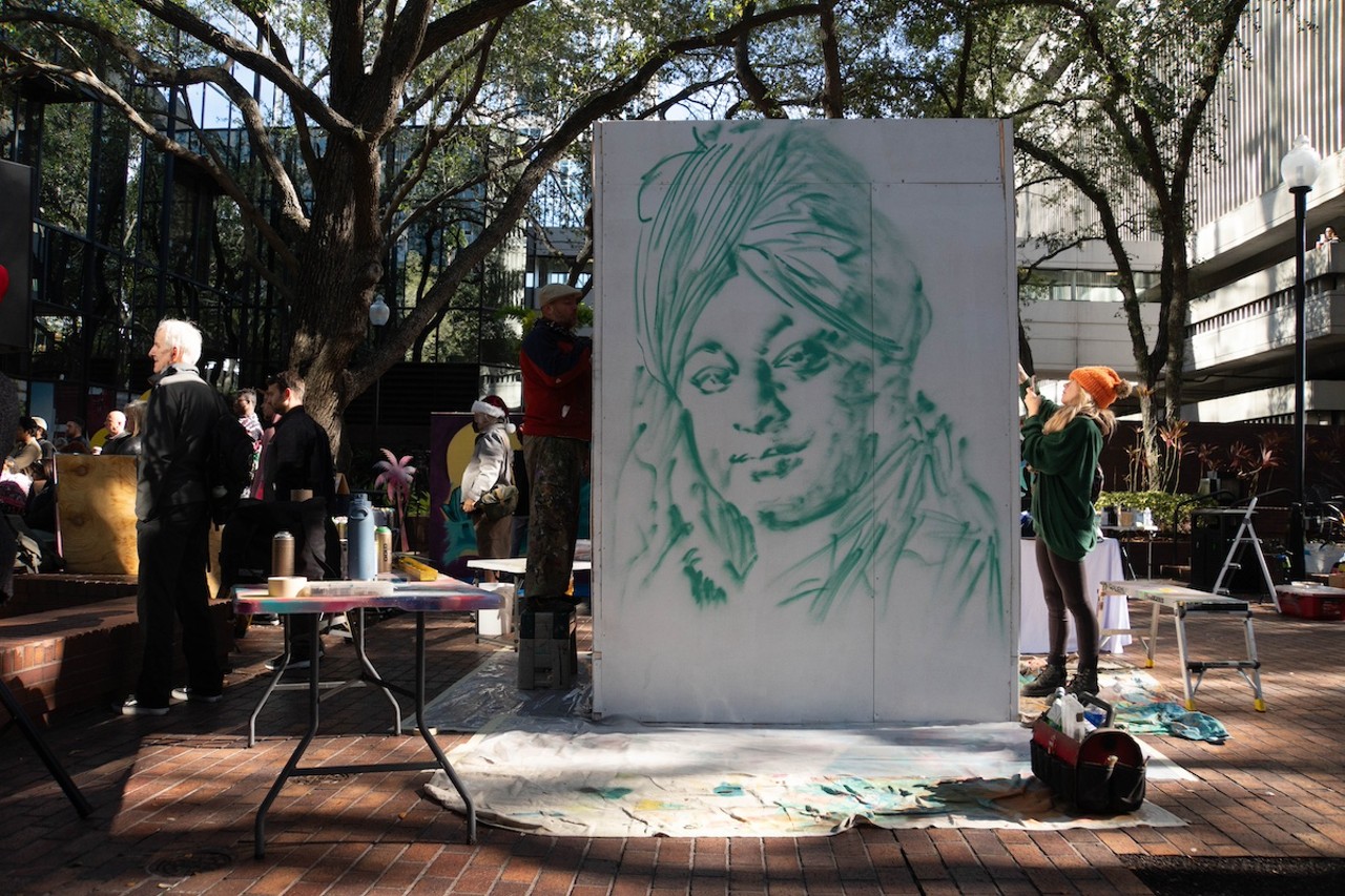 Photos: People were dancing and painting in the streets during Tampa Arts Alliance’s Monday pop-up