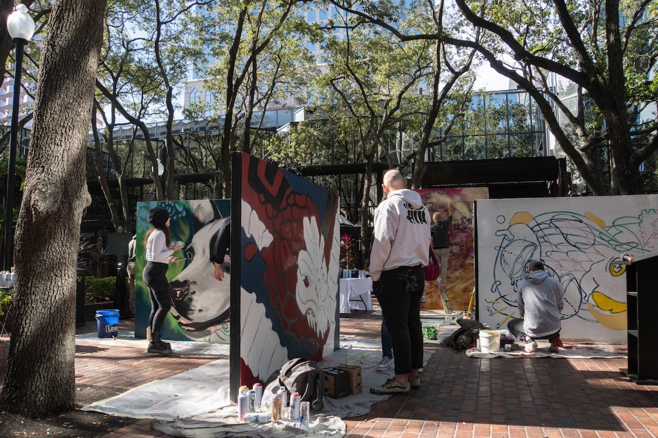 Photos: People were dancing and painting in the streets during Tampa Arts Alliance’s Monday pop-up