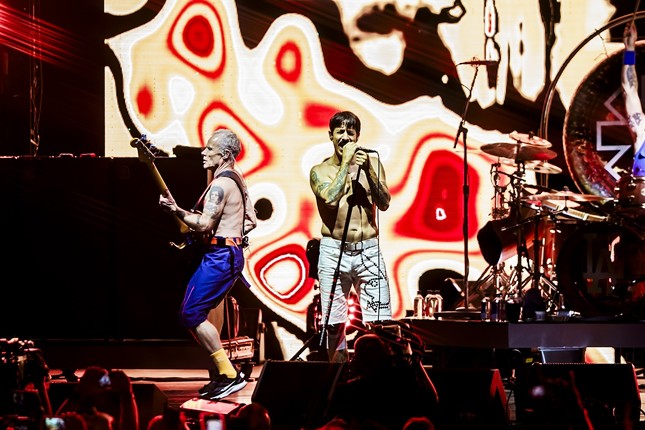 Red Hot Chili Peppers play MidFlorida Credit Union Amphitheatre in Tampa, Florida on June 21, 2024.