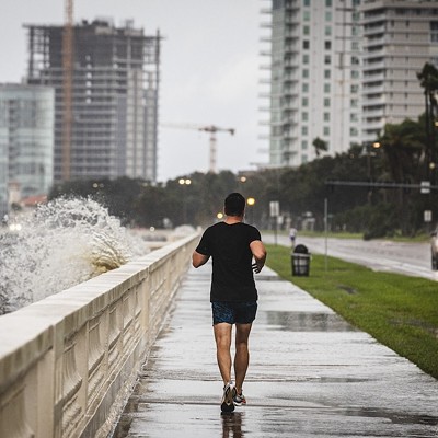 Bayshore Boulevard in Tampa, Florida on Sept. 26, 2024.