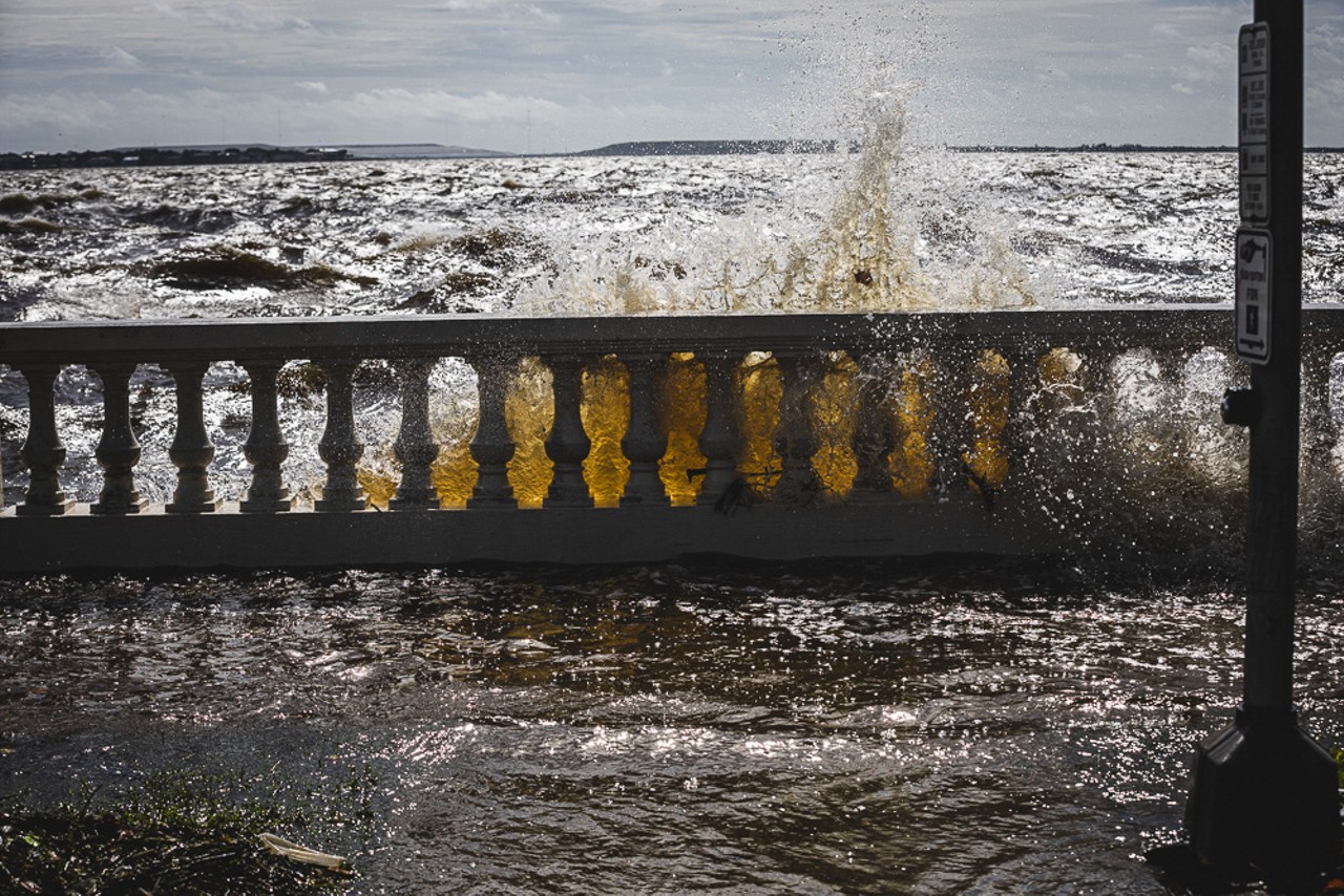 Bayshore Boulevard in Tampa, Florida on Sept. 26, 2024.