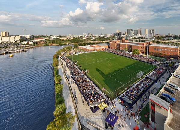 Tampa Bay Sun FC v. Dallas Trinity FC at Blake High School in Tampa, Florida on Aug. 18, 2024.