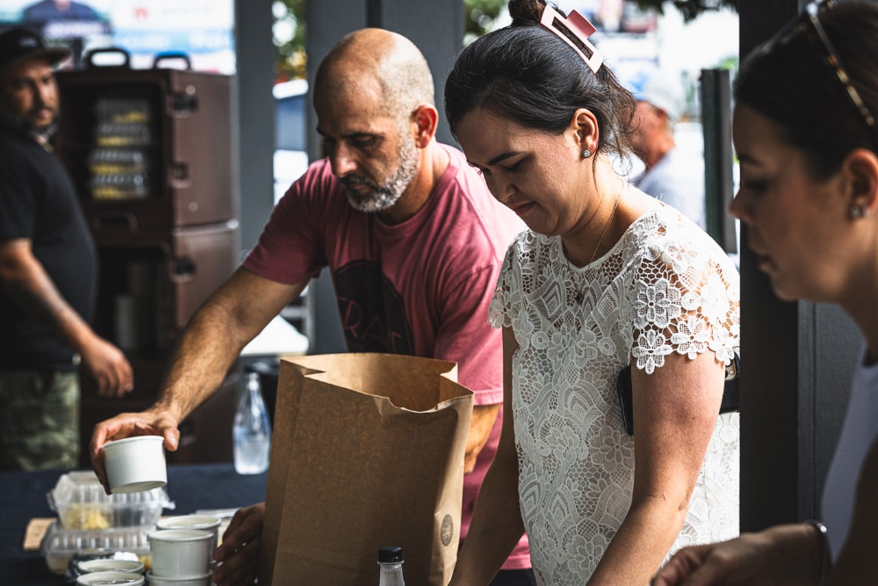 Photos: Tampa restaurants distribute free food to Hurricane Helene victims