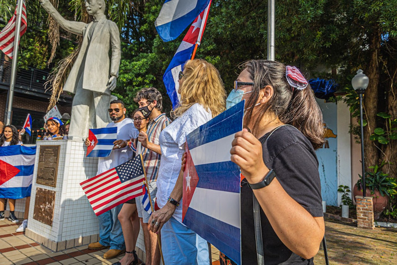 PHOTOS: Tampa's Cuba protesters say the struggle for freedom is being exploited by partisanship