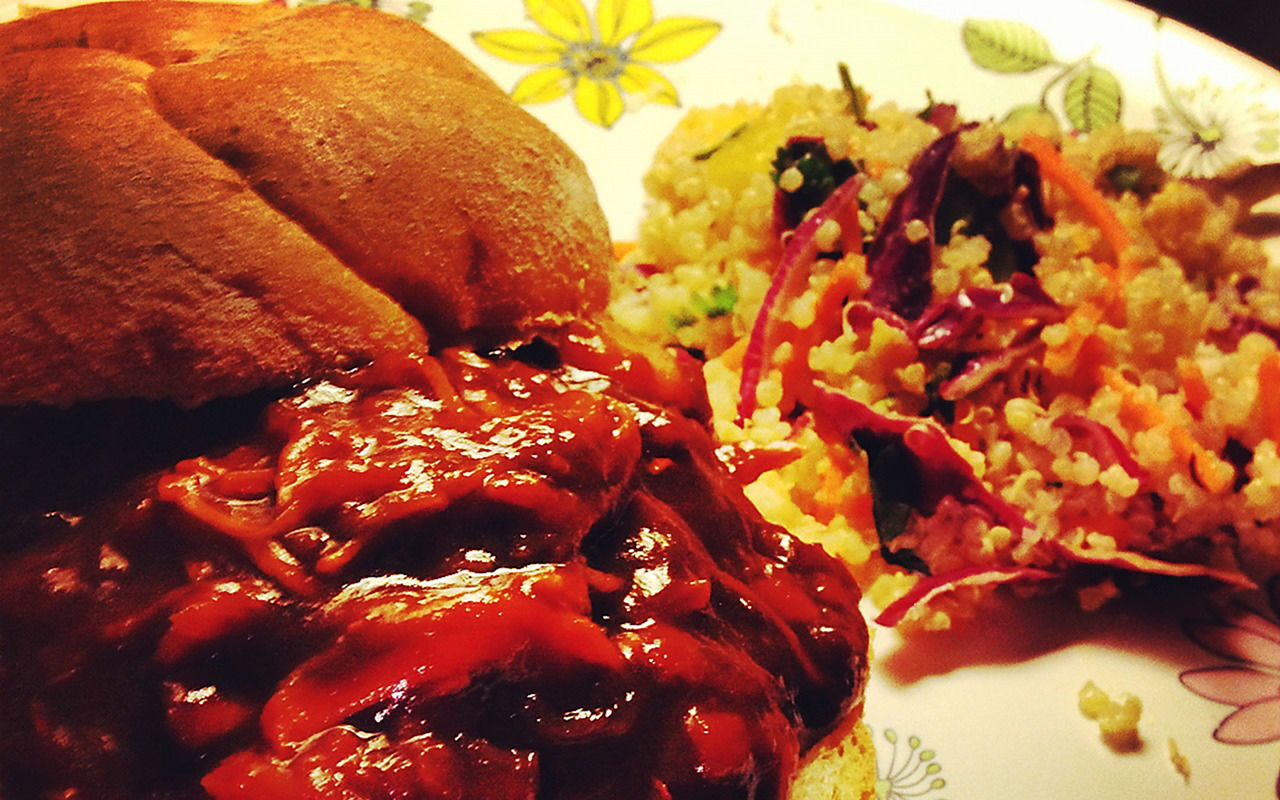 JACKED UP: Vegan pulled “pork” 
sandwiches made from the jackfruit
will fool most carnivores.