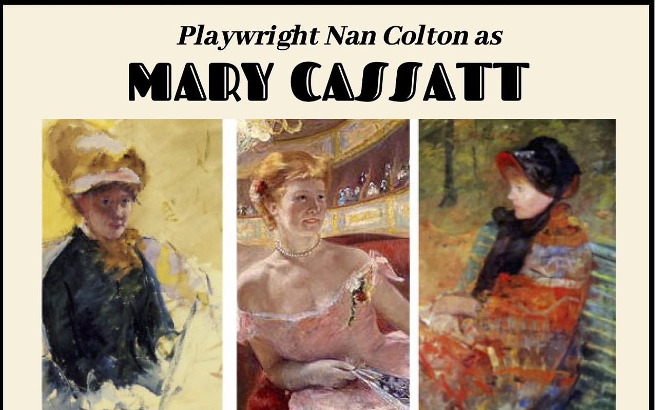 Playwright Nan Colton as Mary Cassatt
