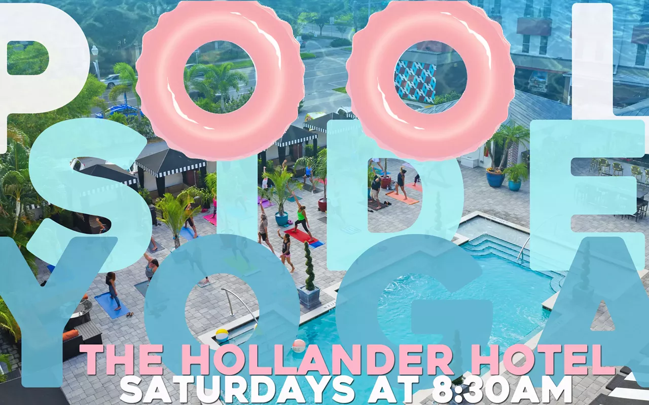 Image: Poolside Yoga at The Hollander Hotel