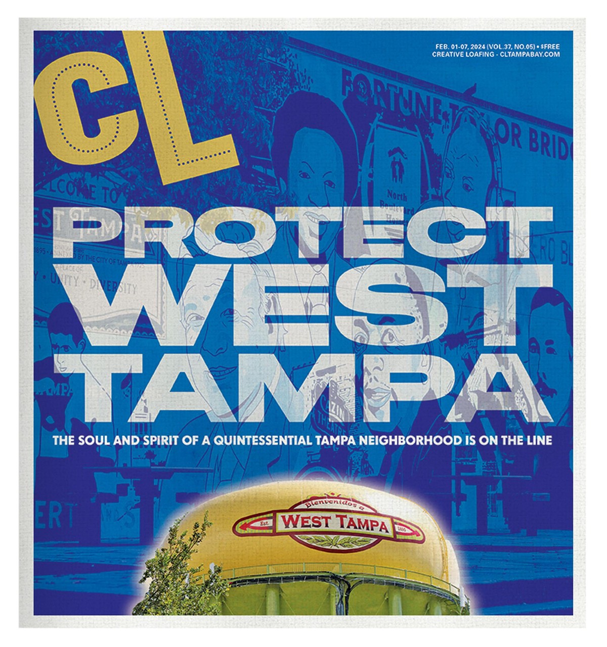 The Feb. 1, 2024 cover of Creative Loafing Tampa Bay.