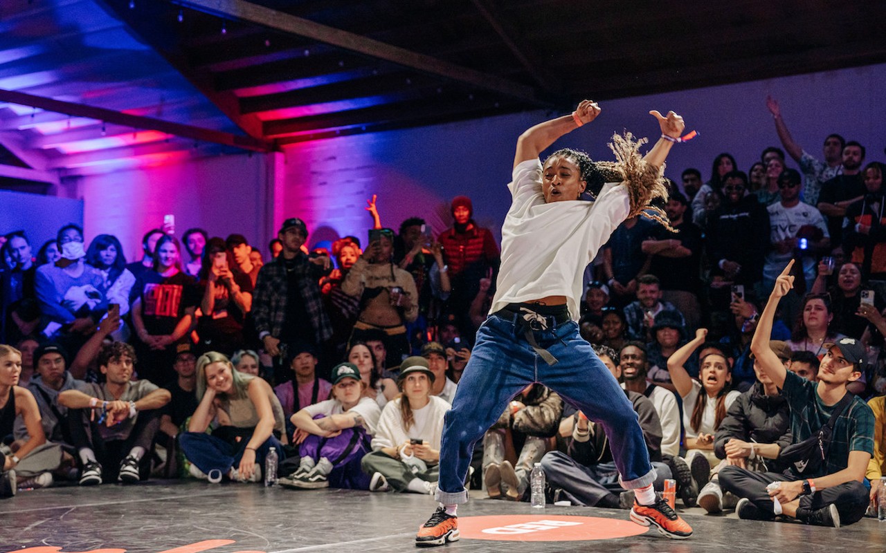 Beks competes at Red Bull Dance Your Style Qualifier in Los Angeles, California on April 1, 2023.