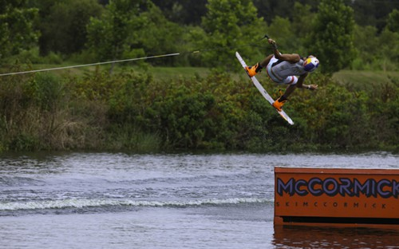 RAMPING IT UP: A wakeboard athlete prepare for competition July 5-6 in Tampa.