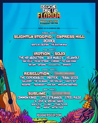 Reggae Rise Up Florida 2026 Lineup