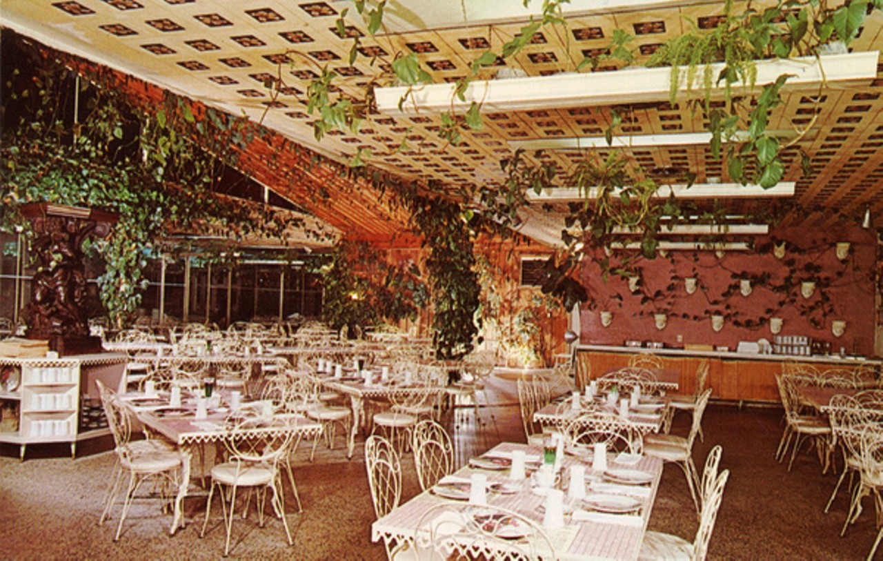 Interior view of the Kapok Tree Inn restaurant on N. Haines Rd. in Clearwater.